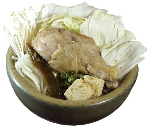 剝皮辣椒雞腿麵