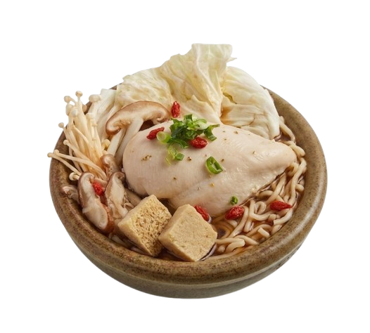 藥膳舒肥雞麵